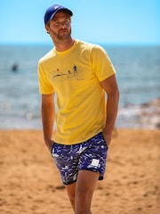 Gelb - Brakeburn Painted Peleton T-Shirt - Bild 1 von 6