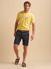 Gelb - Brakeburn Painted Peleton T-Shirt - Bild 5 von 6
