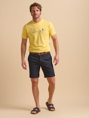 Gelb - Brakeburn Painted Peleton T-Shirt - Bild 6 von 6