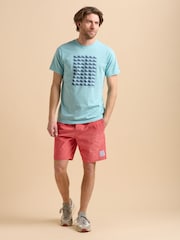 Brakeburn Blue Sky Seagul 100% Cotton T-Shirt - Image 1 of 5