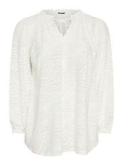 Evans Curve Burnout Print Top - Image 5 of 5