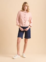 Brakeburn Frill Neck Denim Jacket - Image 2 of 6