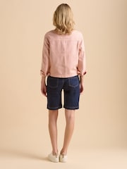 Brakeburn Frill Neck Denim Jacket - Image 3 of 6