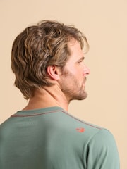 Brakeburn Green Seagul 100% Cotton T-Shirt - Image 4 of 5