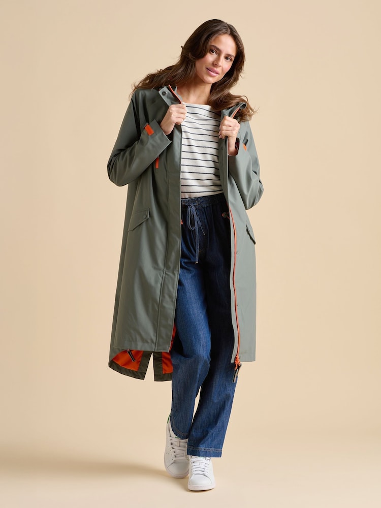 Brakeburn Green Pop Waterproof Coat - Image 1 of 6