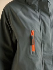 Brakeburn Green Pop Waterproof Coat - Image 4 of 6