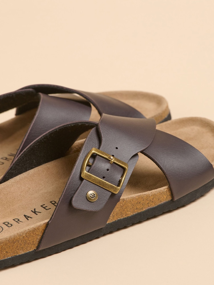 Brakeburn Brown Sandals - Image 4 of 4