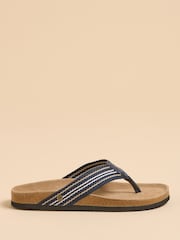 Brakeburn Green Navy Flip Flops - Image 1 of 4