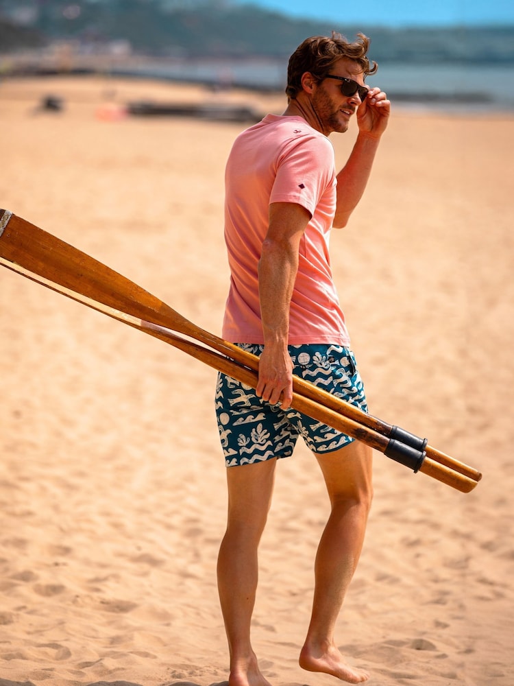Brakeburn Blue Coast Swimshorts - Image 1 of 6