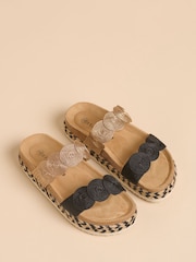 Brakeburn Black Discus Sandals - Image 3 of 4