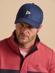 Brakeburn Navy 100% Cotton Flag Cap - Image 1 of 4