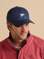 Brakeburn Navy 100% Cotton Flag Cap - Image 4 of 4