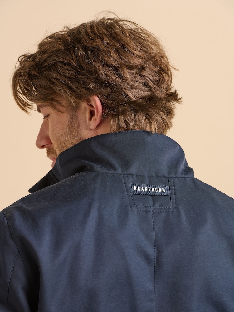 Brakeburn Blue Trench Coat - Image 6 of 6