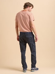 Brakeburn Blue Cargo Trousers - Image 2 of 5