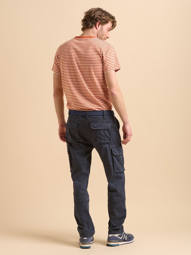 Brakeburn Blue Cargo Trousers - Image 2 of 5