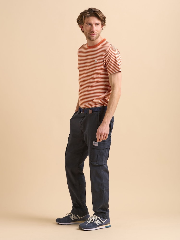 Brakeburn Blue Cargo Trousers - Image 3 of 5