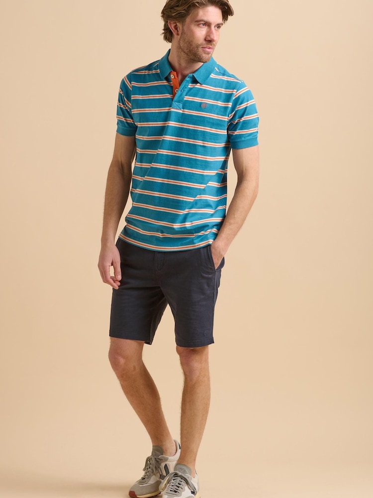 Brakeburn Blue Chino Shorts - Image 1 of 5
