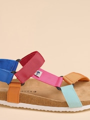 Brakeburn Brown Playful Webbing Strap Sandals - Image 4 of 4