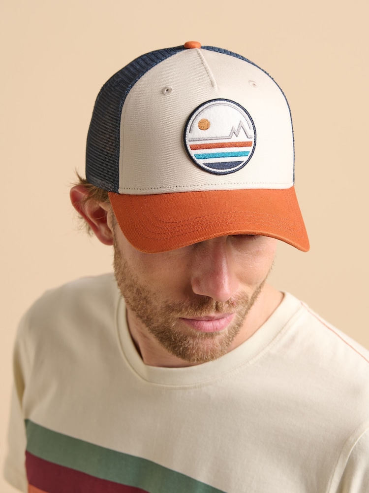 Creme - Brakeburn Mountain Trucker Cap - Bild 1 von 4