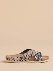 Brakeburn Blue Spotty Sandals - Image 1 of 4