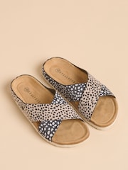 Brakeburn Blue Spotty Sandals - Image 2 of 4