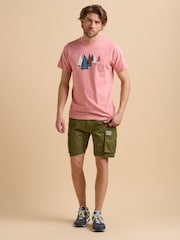 Pink - Brakeburn Painted Peleton T-Shirt - Bild 1 von 6