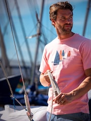 Pink - Brakeburn Painted Peleton T-Shirt - Bild 2 von 6