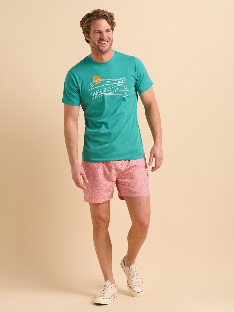 Brakeburn Green Painted Peleton T-Shirt - Image 4 of 5