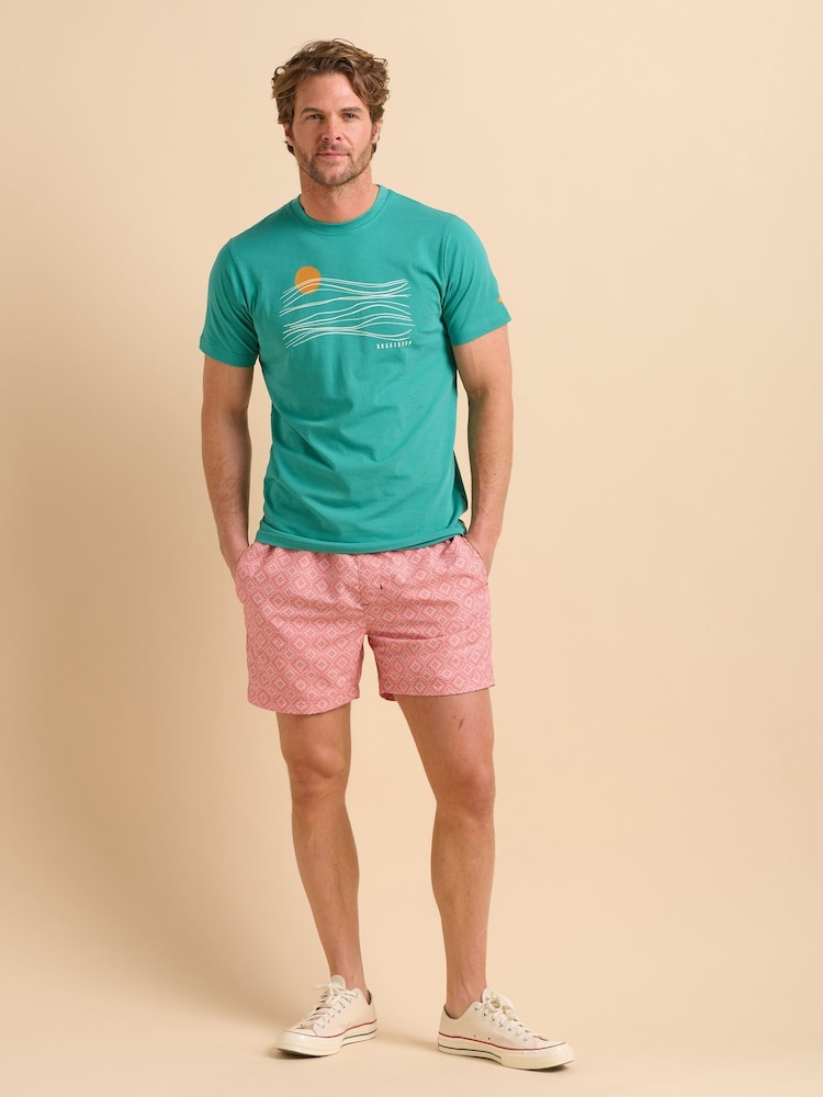 Brakeburn Green Painted Peleton T-Shirt - Image 5 of 5