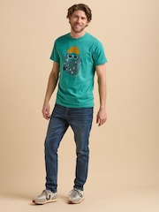 Brakeburn Green Fisherman T-Shirt - Image 1 of 5