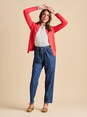 Brakeburn Red Frill Neck Cardigan - Image 5 of 6