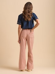 Brakeburn Orange Stripe Straight Leg Jeans - Image 3 of 6