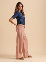Brakeburn Orange Stripe Straight Leg Jeans - Image 6 of 6