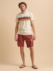 Brakeburn Red Cargo Shorts - Image 5 of 5
