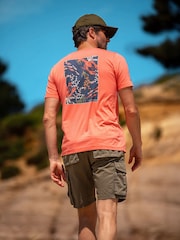 Brakeburn Red 100% Cotton T-Shirt - Image 2 of 6
