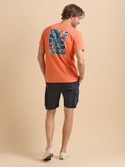 Brakeburn Red 100% Cotton T-Shirt - Image 3 of 6