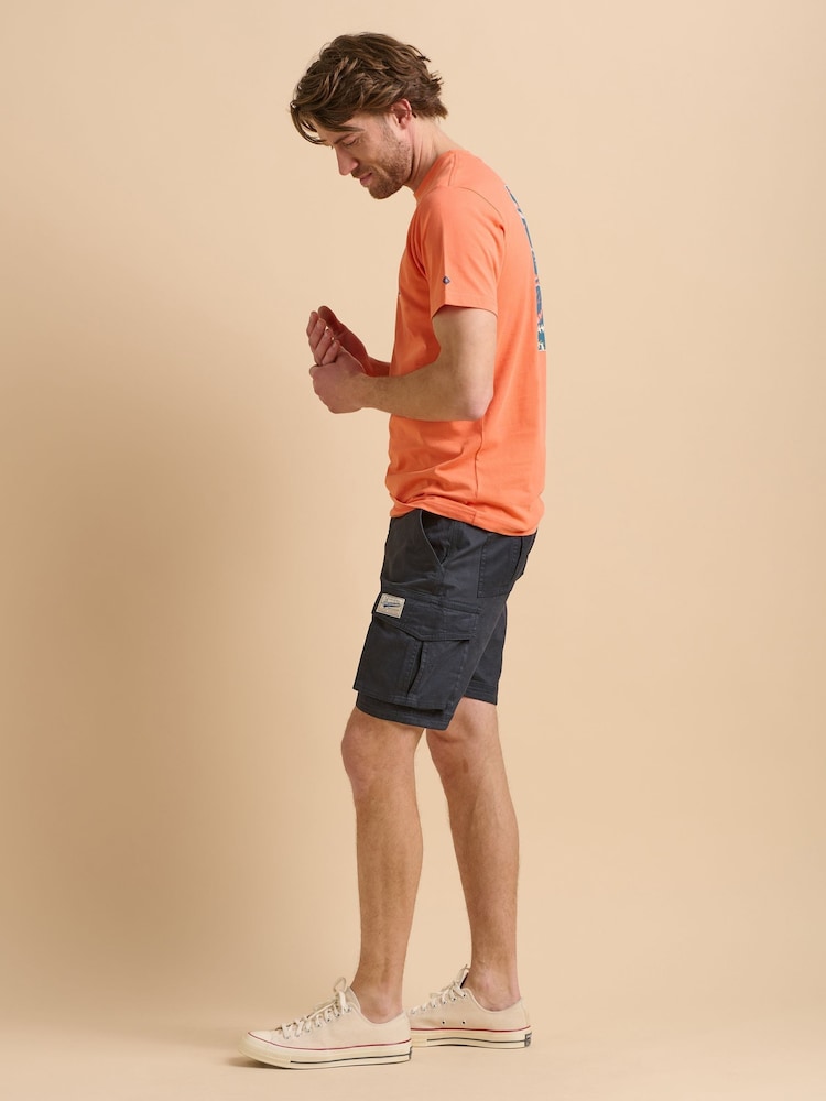 Brakeburn Red 100% Cotton T-Shirt - Image 5 of 6