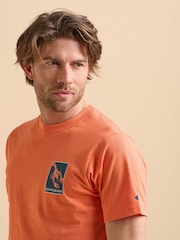 Brakeburn Red 100% Cotton T-Shirt - Image 6 of 6