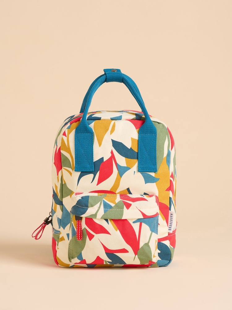 Brakeburn Green Falling Leaves Backpack - Image 1 of 4