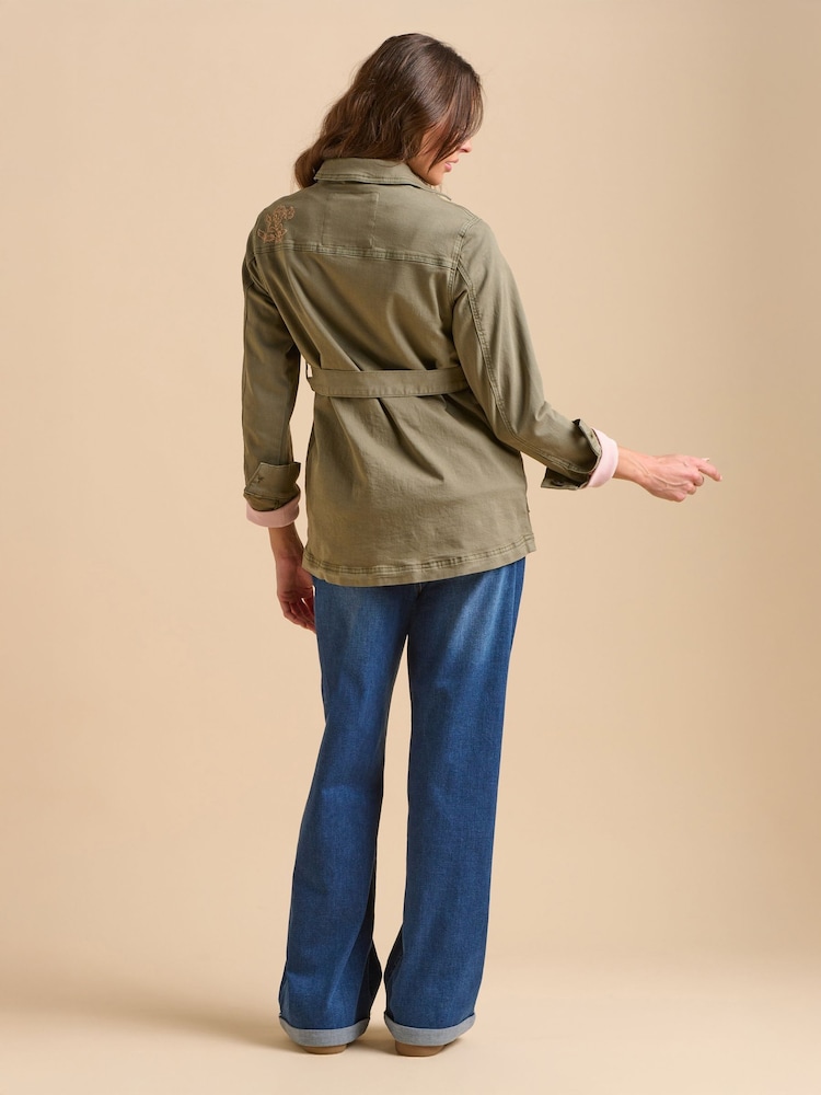 Brakeburn Green Embroidered Jacket - Image 2 of 6