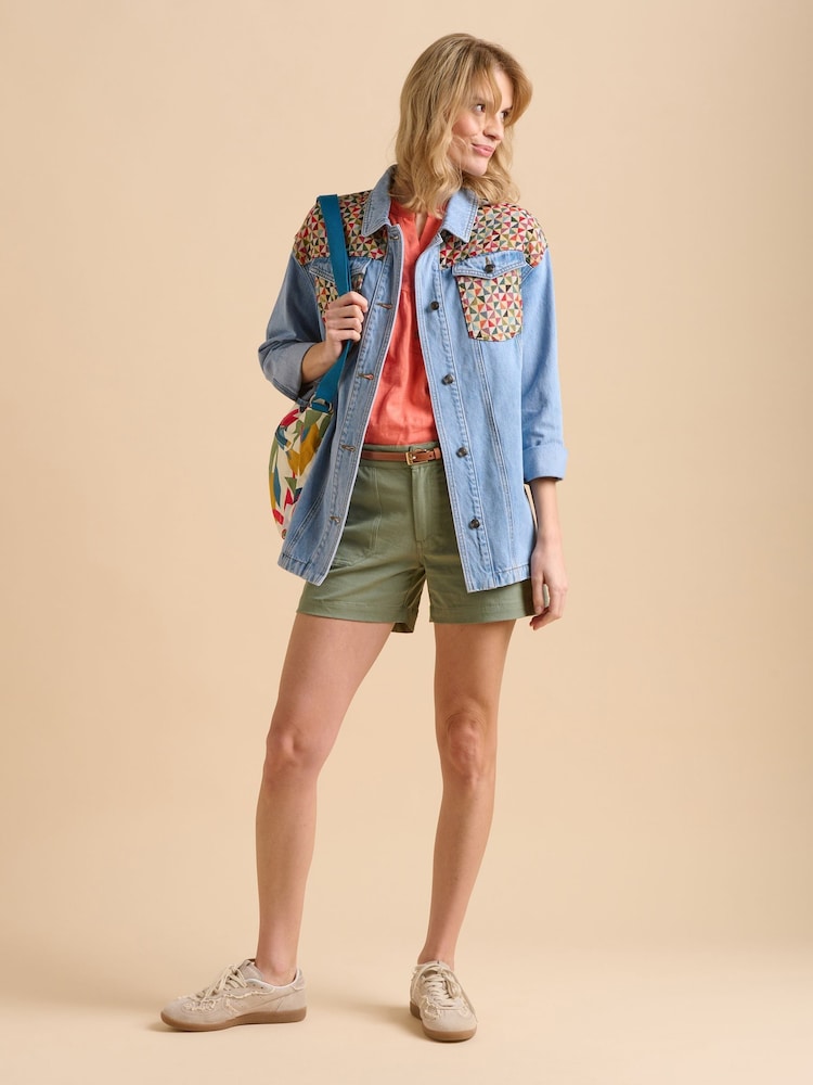 Brakeburn Patchwork Denim Jacket - Image 6 of 6