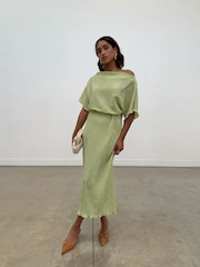 Never Fully Dressed Green Pistachio Tilly Dress - Image 1 of 4