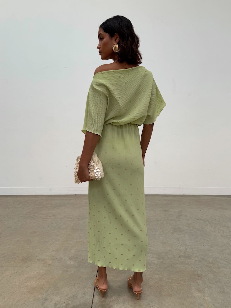 Never Fully Dressed Green Pistachio Tilly Dress - Image 2 of 4