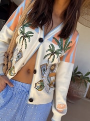Never Fully Dressed Cream Isla Forrest Cardigan - Image 6 of 6