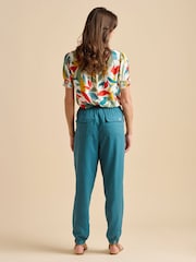 Brakeburn Blue Cuffed Hem Trousers - Image 2 of 6