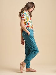 Brakeburn Blue Cuffed Hem Trousers - Image 5 of 6
