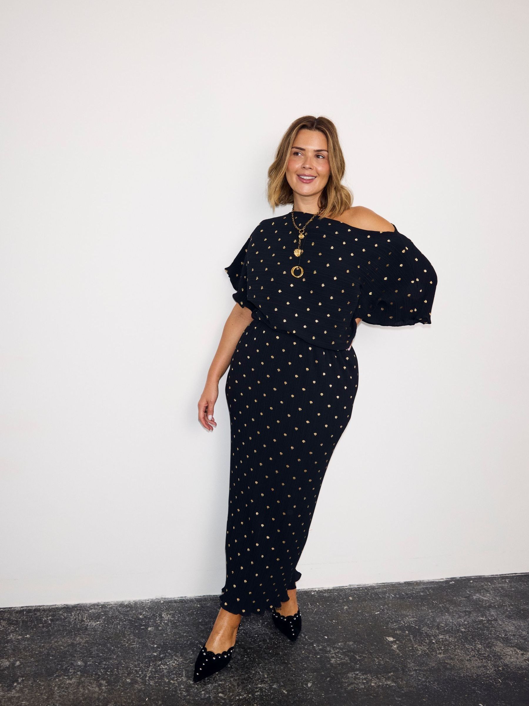 Buy Never Fully Dressed Black Sunshine Tilly Dress from Next South