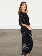 Never Fully Dressed Black Plisse Tilly Dress - Image 6 of 8