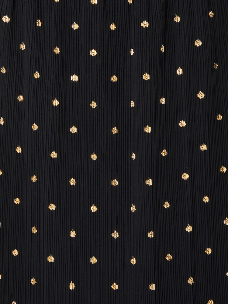 Never Fully Dressed Black Plisse Tilly Dress - Image 8 of 8