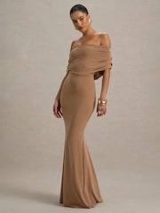 Club L London Bowden Bardot Maxi Dress - Imagen 4 de 5